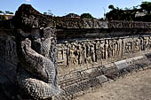 Candi Panataran - central platform called Pendopo Terrace, entwined corner nagas 